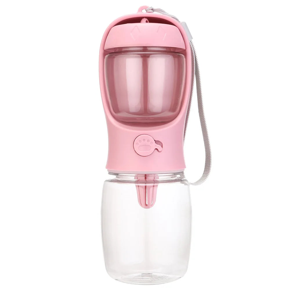 2-in-1 Portable Dog Water & Food Bottle