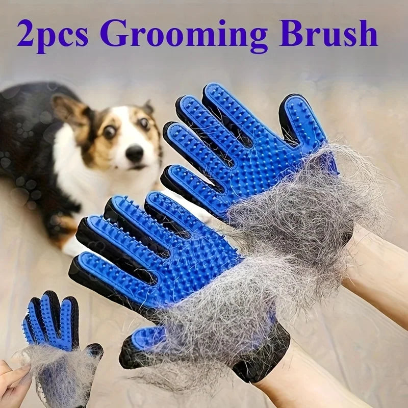 Premium Pet Grooming Gloves (2-Pack)