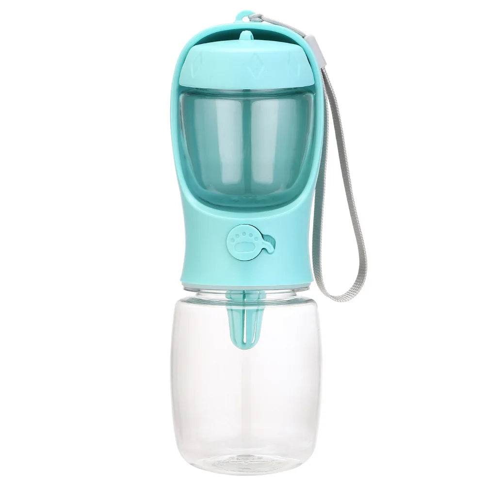 2-in-1 Portable Dog Water & Food Bottle